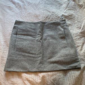 J. Crew Gray Wool Skirt